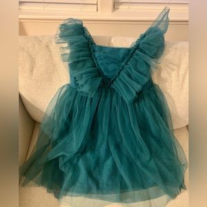 H & M tulle pleated girls dress size 8
